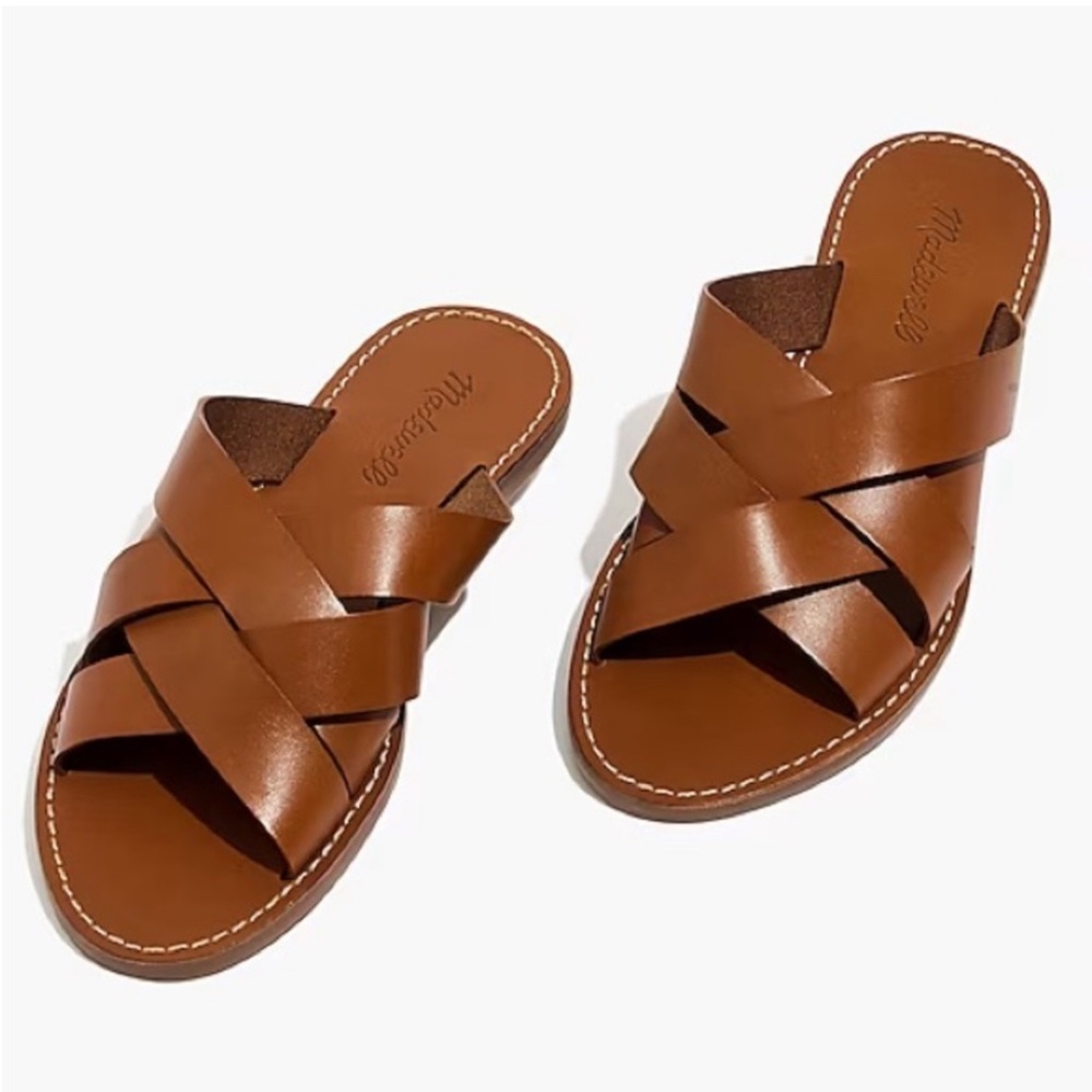 Madewell The Boardwalk Woven Slide Sandal